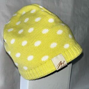 Merkley M2 Headgear Green Polka Dot Beanie Hat Lined